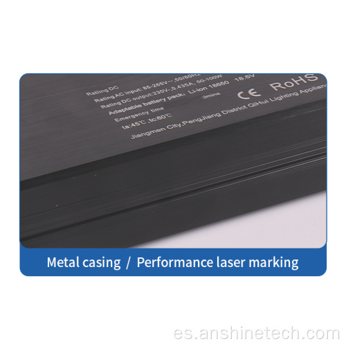 Controlador LED con respaldo de batería.